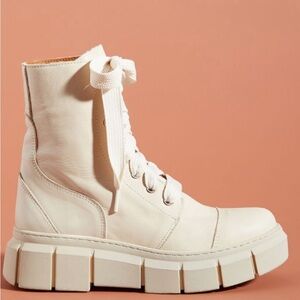 Anthropologie- Aloha Can-Can Calf Boots